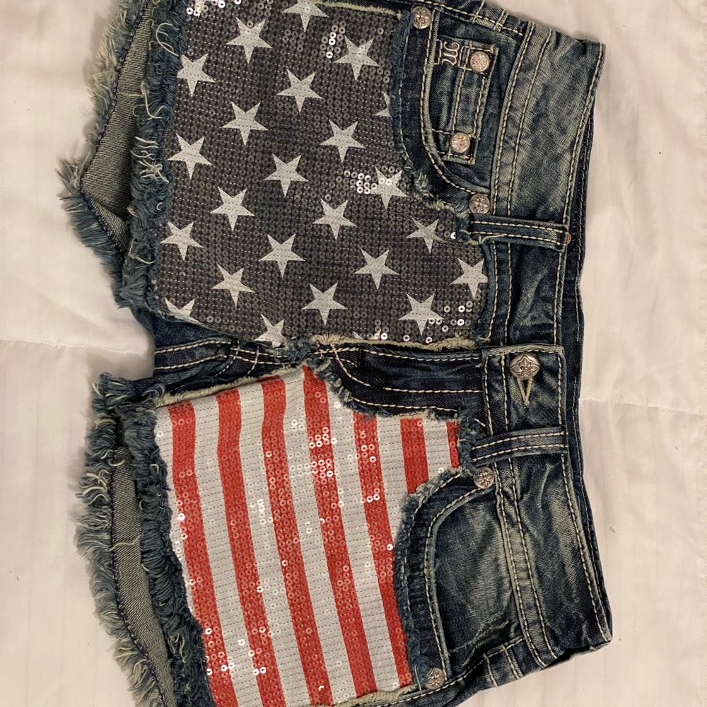 Miss Me Sequin Shorts